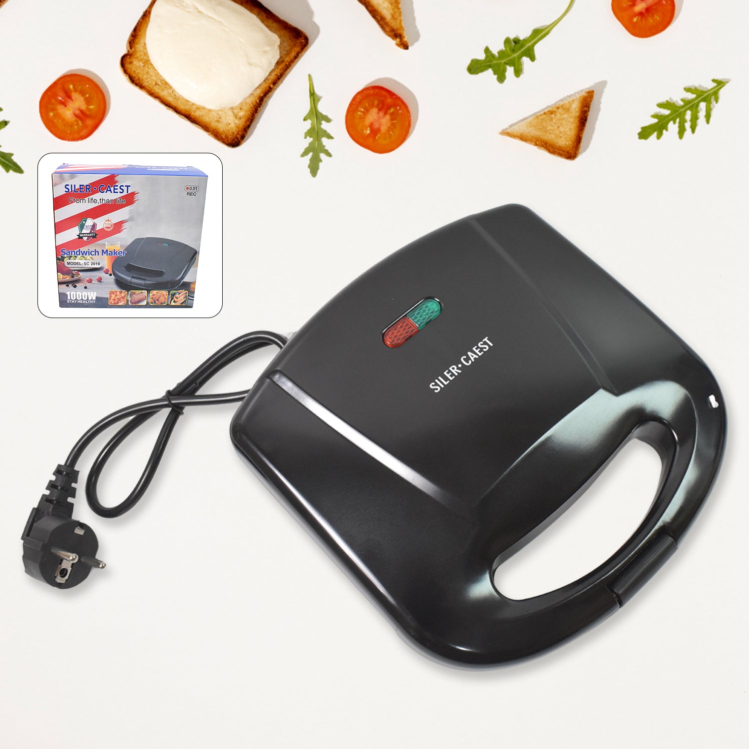 2817 Waffle Maker Makes 2 Square Shape Waffles Non-stick Plates Easy To Use With Indicator Lights 2817 Waffle Maker Makes 2 Square Shape Waffles Non-stick Plates Easy To Use With Indicator Lights
